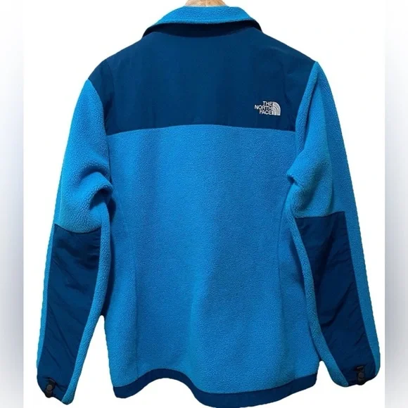The North Face Women’s Large Blue Denali Fleece Jacket Polartec Winter Wear Cozy - Picture 2 of 6